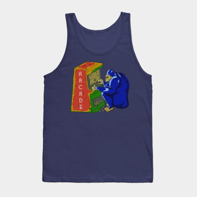 Gorilla Arcade Machine Tank Top by RiyanRizqi